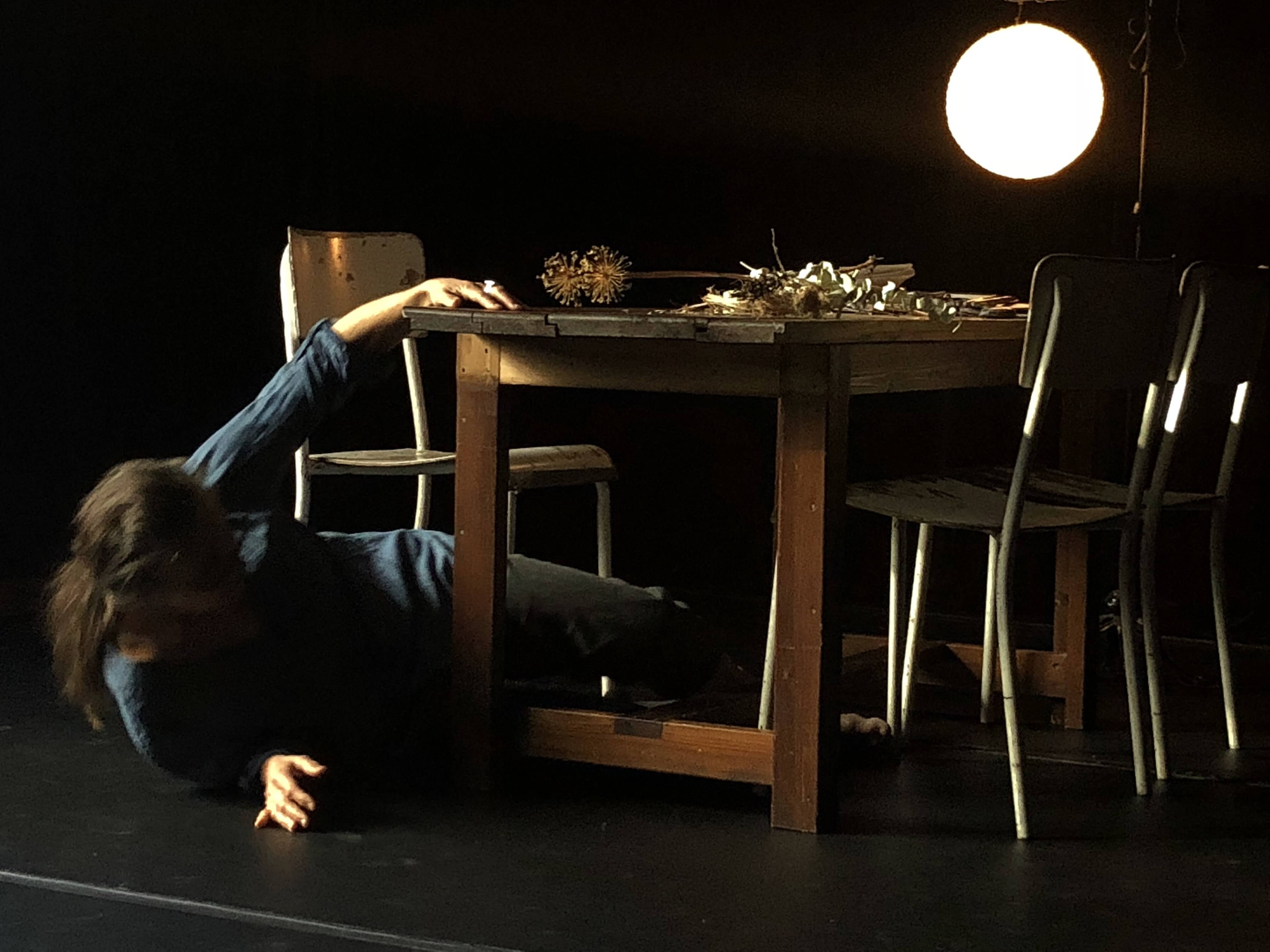 falling off chair at table